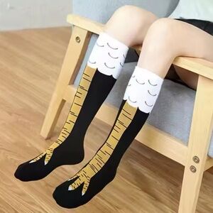 Funny Chicken Paw Stocking Thin Leg Long Stockings